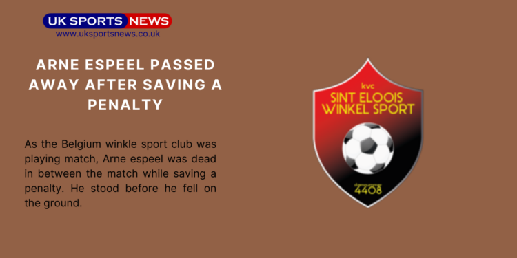 Goalkeeper Arne Espeel