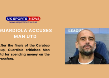 Guardiola accuses Man Utd