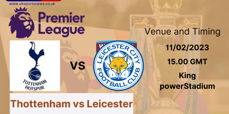 Prediction Leicester City Vs Thottenham Hotspur