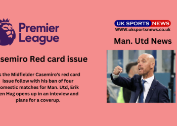 Midfielder Casemiro's red card issue