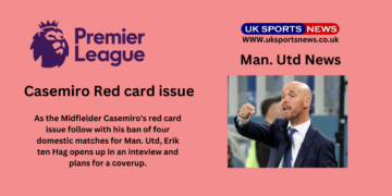 Midfielder Casemiro's red card issue