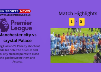 Match Highlight of Man. city and Crystal Palace
