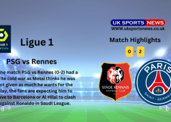 PSG vs Rennes 0-2