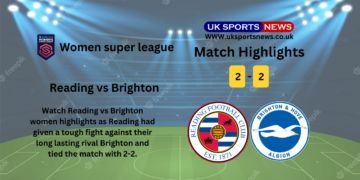 Reading vs Brighton women highlights (2-2): Emma Harries had a impact on the match