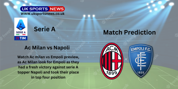 Ac Milan vs Empoli Preview, prediction, team news and Injury