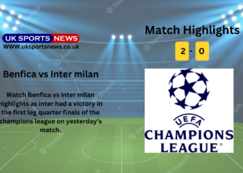 Benfica vs Inter milan Highlights