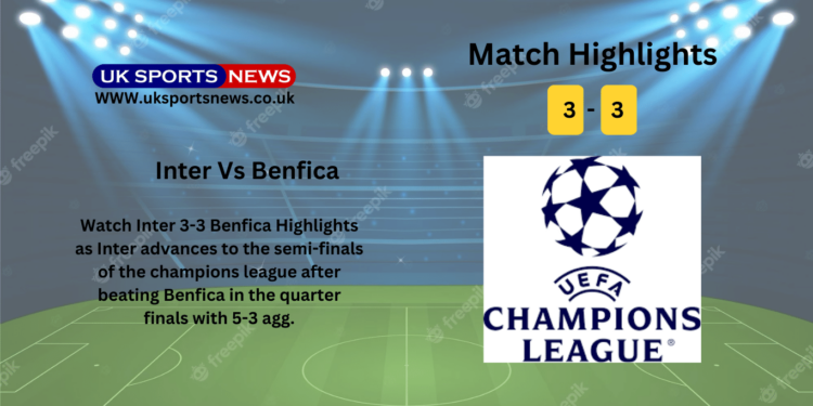 Inter 3-3 Benfica Highlights