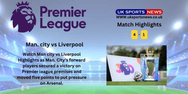 Man. city vs Liverpool Highlights