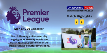 Man city vs Leicester city highlights