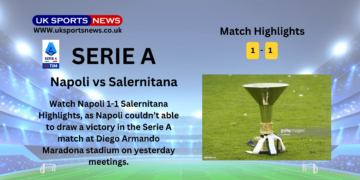 Napoli 1-1 Salernitana Highlights