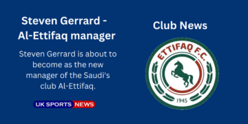 Steven Gerrard new manager of Al-Ettifaq