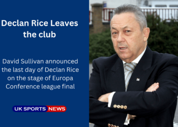 Declan rice last game on West Ham United