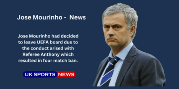 Jose Mourinho exits UEFA board after four-match ban
