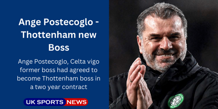 Ange Postecoglo becomes Thottenham new boss