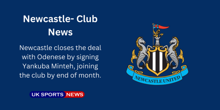 Yankuba Minteh joins Newcastle United from Odense
