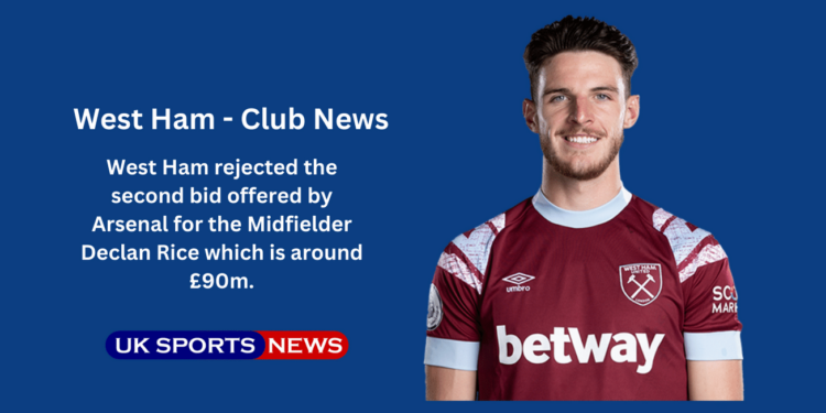 West Ham rejects Arsenal's offer