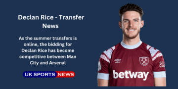 Race for Rice between Man City and Arsenal