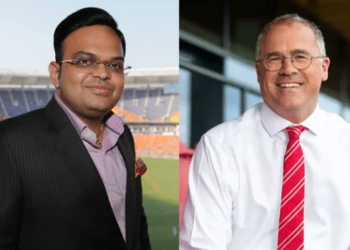 Jay Shah and Richard Gould