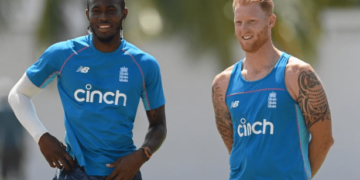 Jofra Archer and Ben Stokes